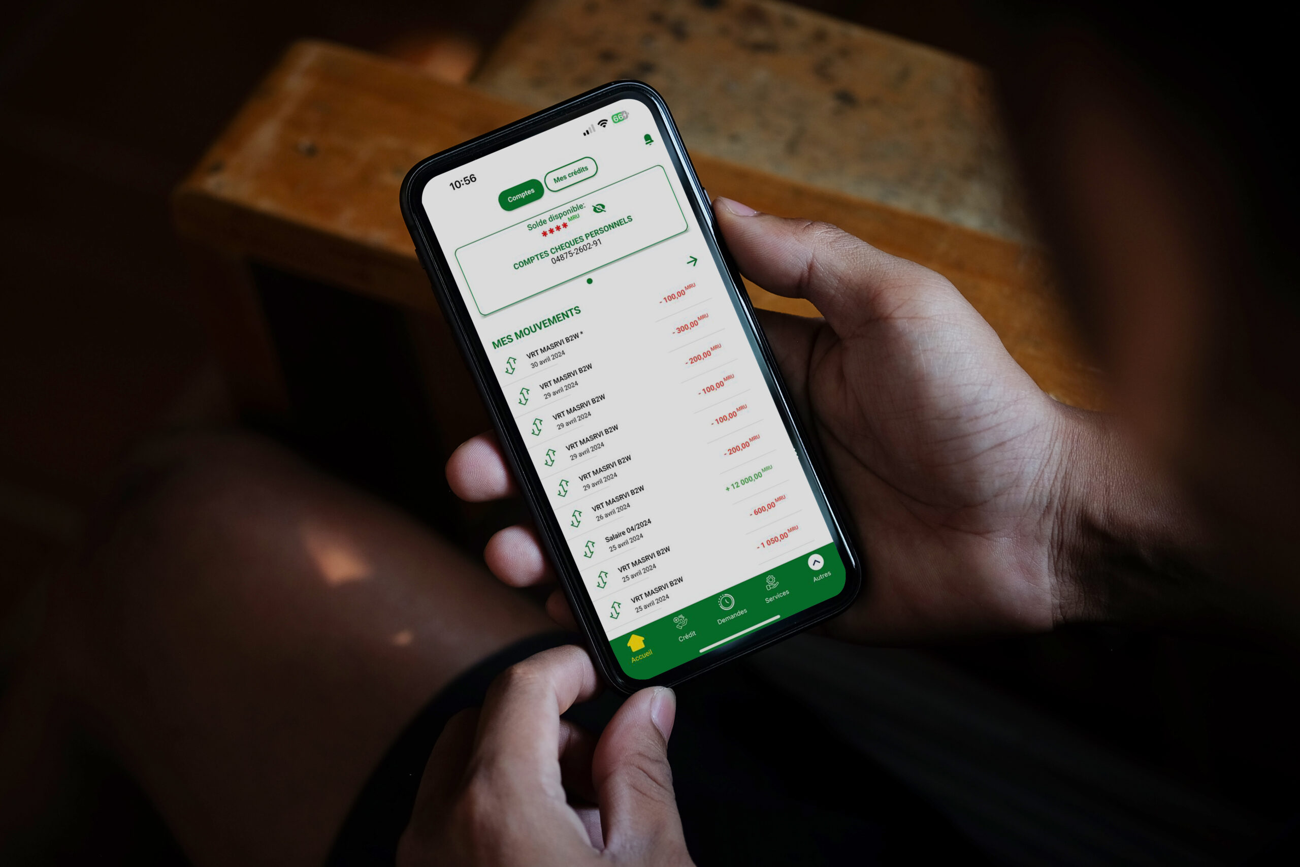 BMCI Mobile Banking: استخدام الهاتف.